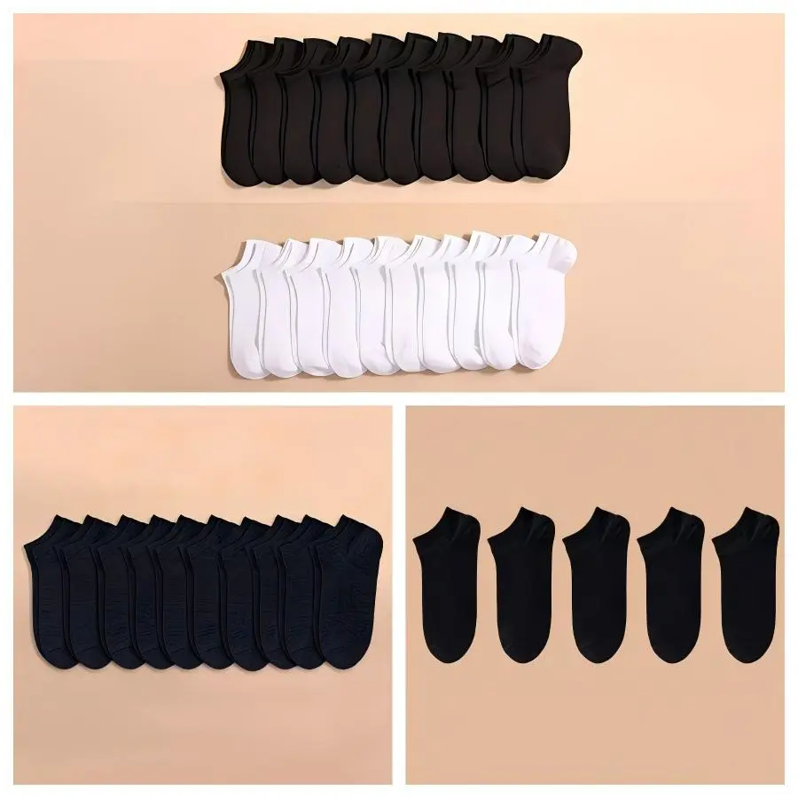 Socks for Women, Solid Cotton Low Cut Ankle Socks with Cloud Comfort, Lightweight, Breathable & Odor-Resistant, Casual Multipack 5/10/20 Pairs, Basic, Ring, Fantasy, Easter