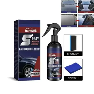 3-in-1 Car Paint Coating Agent ️ Hydrophobic Water Repellent Spray | Instant Gloss & Paint Restore | Professional Detailing Kit