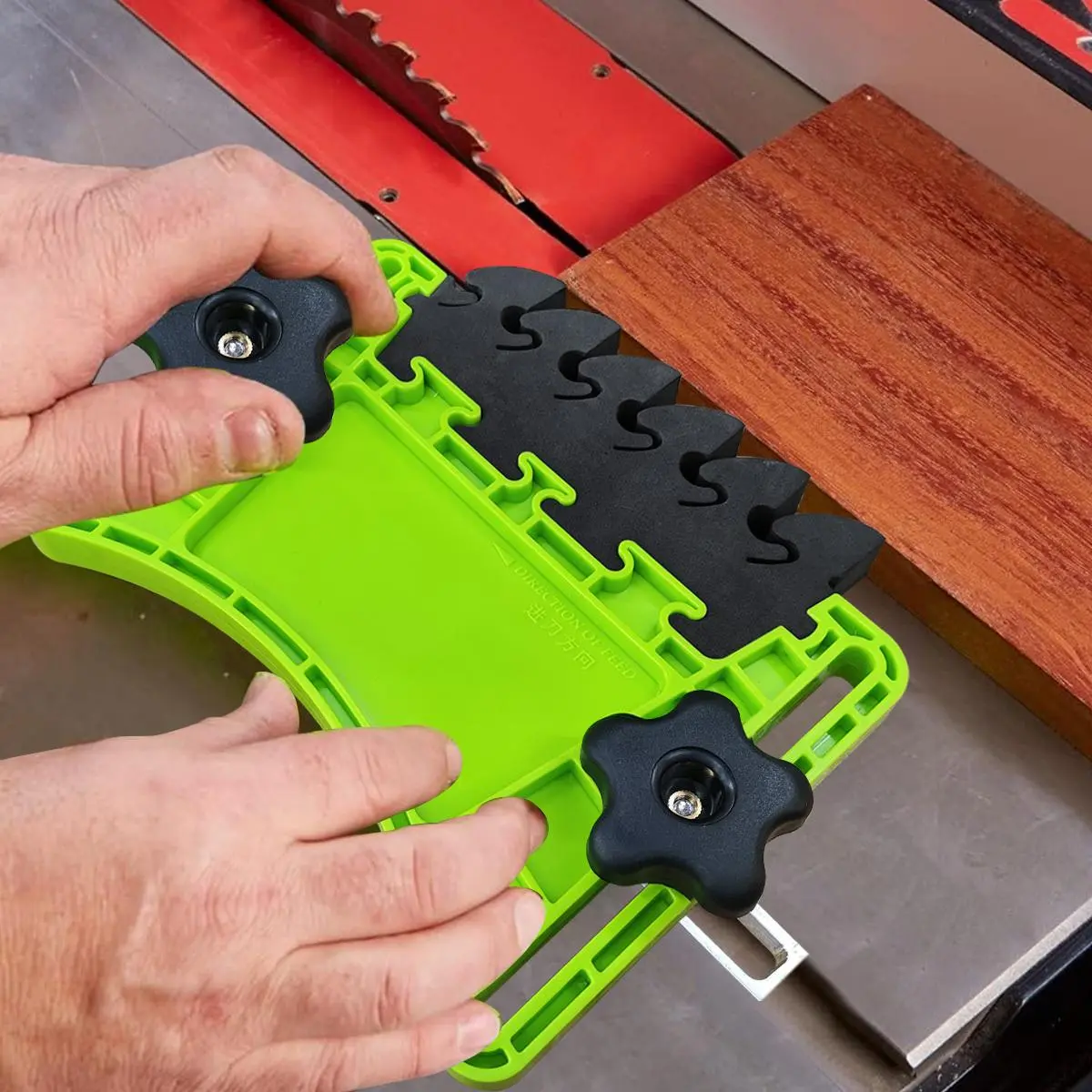 Featherboard for Table Saws, Router-Tables, Power Tools, Featherboard That Reduce Kickback, Woodworking Tool and Safety Accessories, Table Saw Accessory
