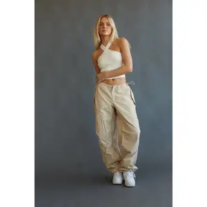 Shi Drawstring Parachute Pants