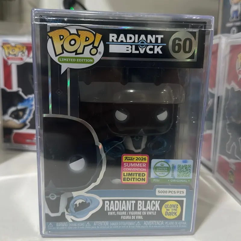 Funko Pop Radient Black 5k piece Shared sticker