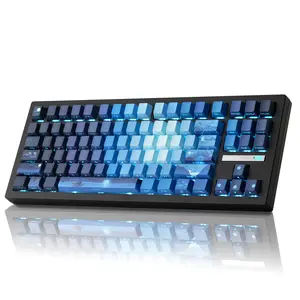 ZORNHER ZH870 Wireless Mechanical Gaming Keyboard - Linear Switches, Hot-Swap Design, RGB Lights, Customizable Keys, PBT Keycaps, Father's Day Gift Option Rgb Backlighting summerwins