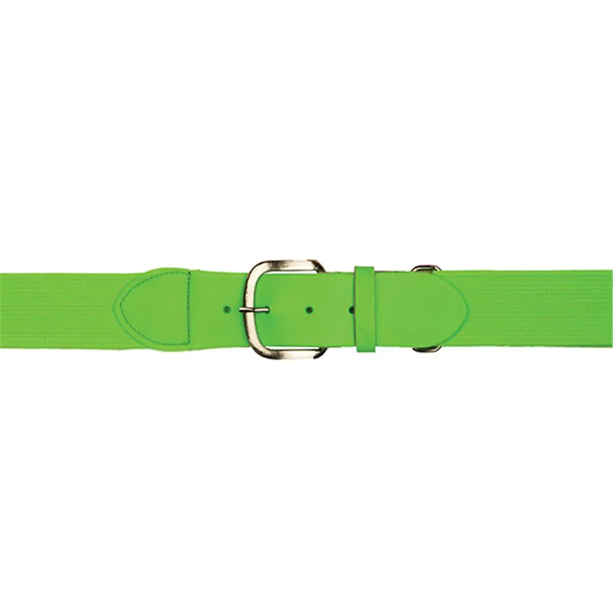 CHAMPION Baseball Belt, Adjustable Elastic Strap for Unisex Adult Uniforms with Full-Grain Leather Tab, Fits 22-46", Neon Green, Adjustable Elastic Belt, Stretch, Elastic Band