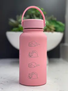 Slowpoke Water Bottle Coffee Tumbler with Galarian Slowpoke and Detective Hat, Engraved Waterbottle Travel Mug Anime Fan Birthday Gift