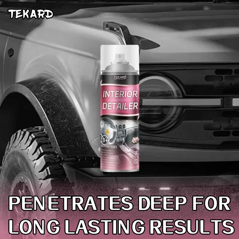 Tekard Interior Detailer Restorer Polishesfor Leather,Plastic ,Rubber,User Friendly TrimRestorer Safe Auto Detailing Supplies-15 Oz KitUV Protection Car