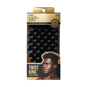 KISS Colors & Care Style & Define Twist King - Black