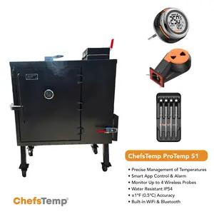 ProTemp S1 Full Grill Temperature Controller for Old Country Gravity Fed Smokers (with S1 5.5 inch version)