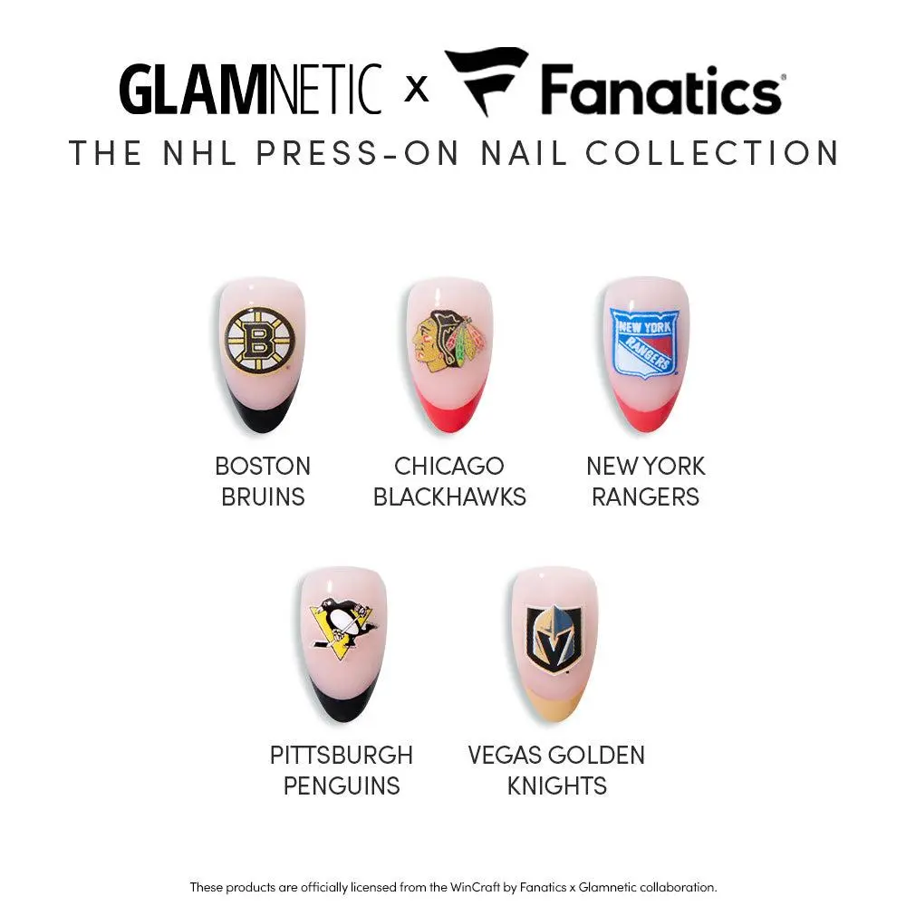 Glamnetic x Fanatics NHL Press-On Nail Collection