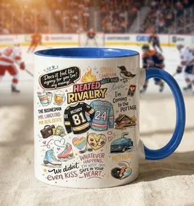 [Sale Up To 50%] Heated Rivalry Romance 11oz Mug, Hollanov Couple Romance Mug, Hockey Rivals Couple Mug, Movie Book Fans Gift, 11oz ceramic accent mug