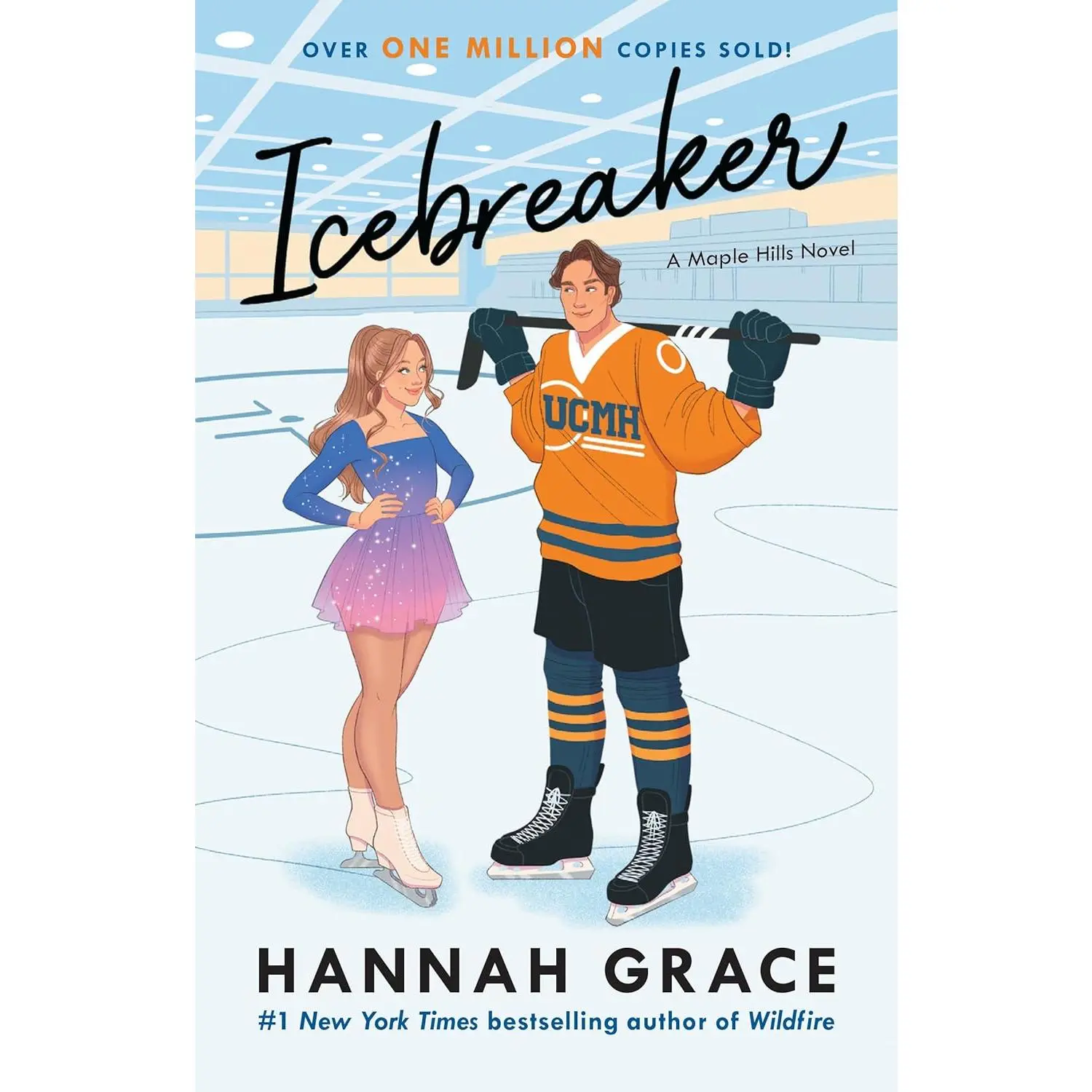 Icebreaker: Atria Trade Paperback Novel (The Maple Hills Series) by Hannah Grace, romance books recs, new reprint, 448 Pages, 5.31x1.12x8.25 In, Published Feb 7, 2023, gift for hockey romance enthusiasts