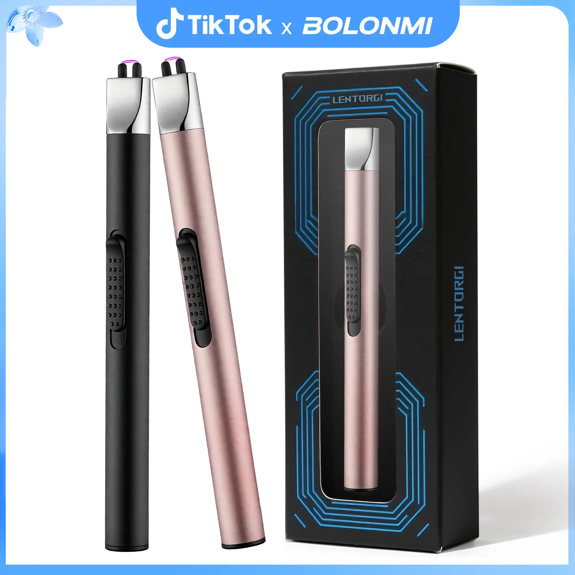 【BOLONMI】Electric Candle Lighter, Mothers Day Gifts for Mom from Daughter Son, Birthday Gifts for Mom Women Men Wife Sister, Economical Portable Recha