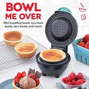 110V Waffle Cone and Egg Tart Maker for Kitchen Breakfast