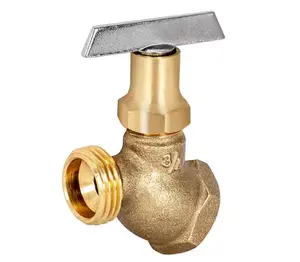 Avalon Brass Washing Machine Valve 1/2" FIP with 3/4" Threaded Connection & T-shaped Handle for Easy Operation and Secure Installation