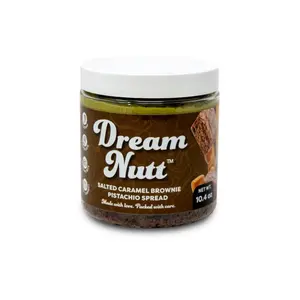 Dubai Chocolate Brownie in a Jar - Pistachio Treat Crunchy Dessert, 10.4oz Jar Spread