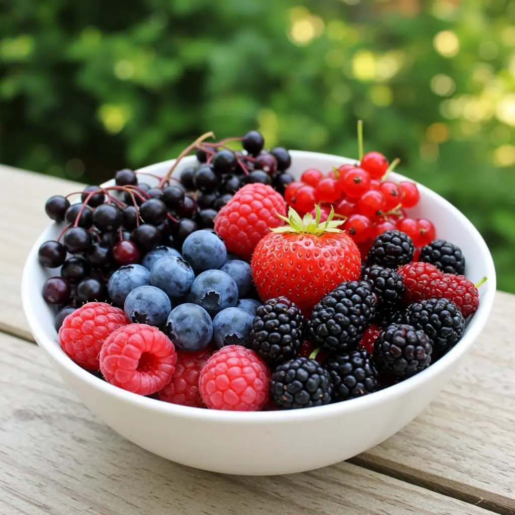 CZ GRAIN Gardening Seeds Kit - 6 Fruit Varieties (100 pcs/set Each), Labeled Individual Packaging, Bulk Seed Variety Pack for Growing Fruit Including Elderberry