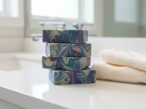 Elderberry Tea Infused Soap Wild Blueberry Moisturizing Hydrating Natural Ingredients - SOAPS BY LELA