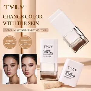 Tvlv Flawless Eraser Foundation Stick, 15g, Long-Lasting No Smudge, Hydrating Moisturizing Acne Spot Coverage, Makeup Contouring Tool