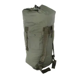 Army Navy Military Style Heavy Duty Double Strap Duffle Bag