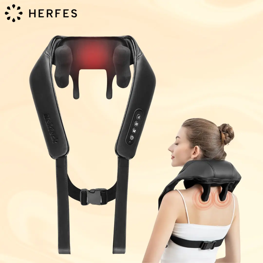 Cordless Wearable 6D Neck Massager