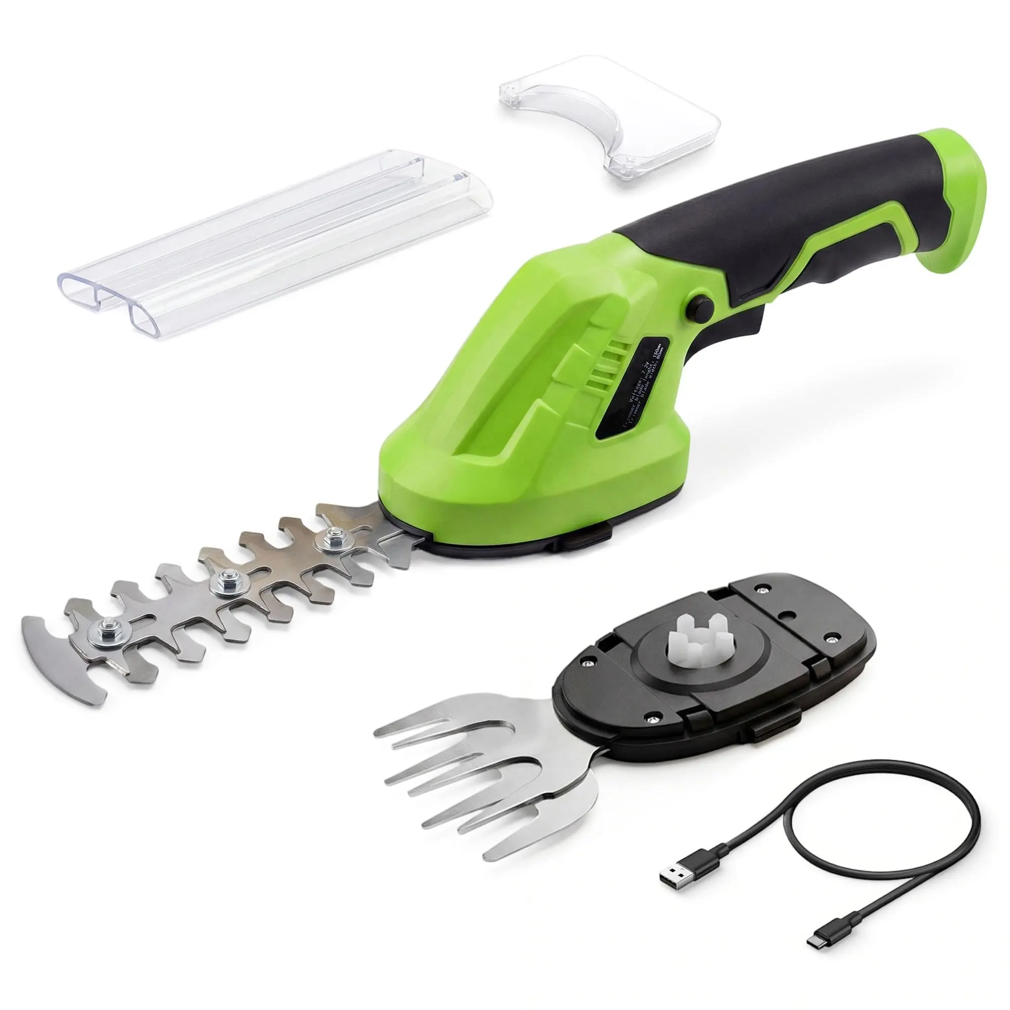 Type-C Charging Mini Pruning Tool, 7.2V Cordless Hedge & Grass Trimmer for Daily Yard Maintenance - SummerVibes