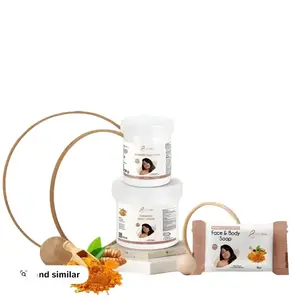 Turmeric Set Skin Repair Body Care - 20x Skin Care Products in Resealable Containers for Comfort and Cosmetics Use Daily Moisturizing Restore Sensitive Radiant Soothing Rubenianturmeric Miniset