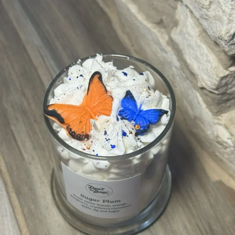 Butterfly candle