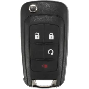 315MHz 46 Chip OHT01060512 Replacement Keyless Entry Remote Car Key Fob for Chevrolet Equino 2010 2011 2012 2013 2014 2015 2016 2017 4 Buttons