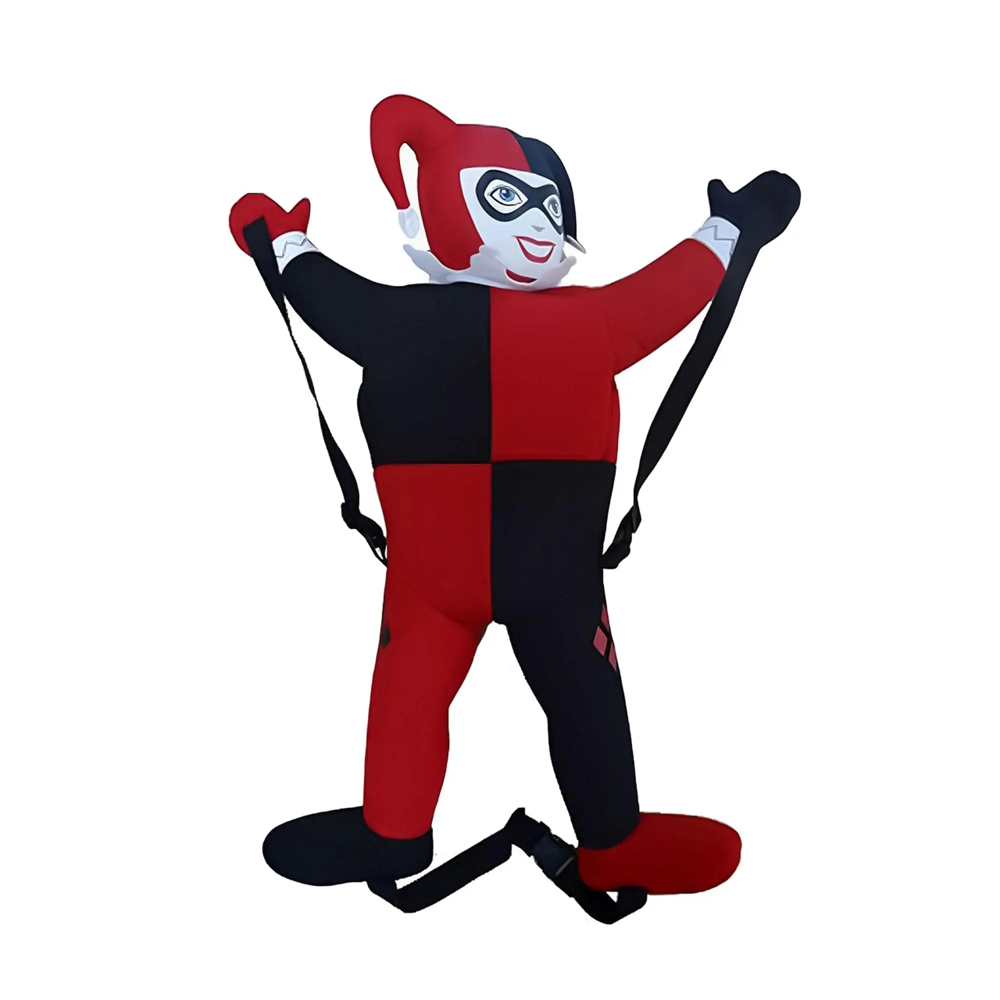Comic Images Cute Fun Figural Harley Quinn Back Buddy Collectible Backpack