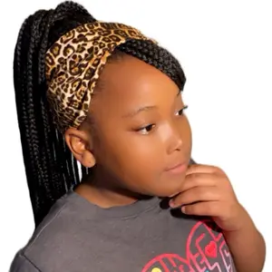 Braided Bang Ponytail Extension - Synthetic Full Machine Wig