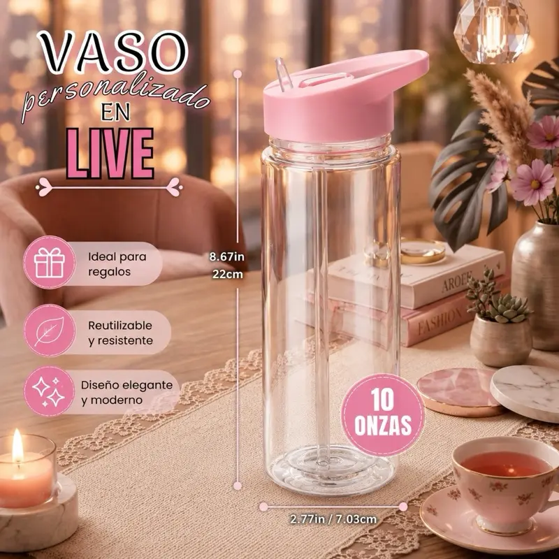 Custom 10-oz Live Personalized Tumbler
