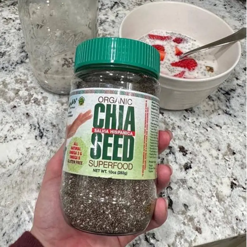 Organic Chia Seed Superfood - 10 oz - Omega-3, Protein, Fiber Supplement - GLP-1 Support - Keto & Paleo Friendly - Vegan, Non-GMO, Gluten Free