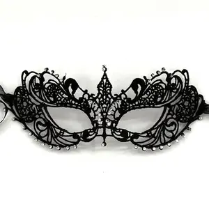 Women's Lace Sexy Vintage Cutout Ball Mask, Multi-Functional Fashion Half Face Makeup Lace Mask, Women's Erotic Eye Mask Style, Party Event Props