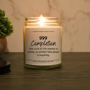 999 Angel Number Candle |Law of Attraction | Repeating Numbers Candle | Numerology Candle |Manifestation Candle | Mystical Candle |Spiritual