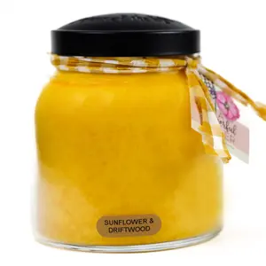 Sunflower & Driftwood - 34 oz Papa Candle Highly Scented