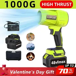 kepeak Turbo Jet Blower,Leaf Blower, Violent Turbo Fan, Pure Copper Motor,Car Drying After Wash, Handheld Snow Blower,Cordless Turbo Power Air Duster,Home Improve,Garden Mainte Holiday gifts