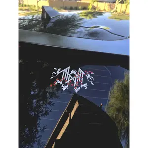 ST Cherry Blossom Decal Sticker, Cute Floral Car Decal, Japanese Sakura Vinyl Sticker, Aesthetic Laptop Sticker, Trendy JDM Accessory Gift – FASTSHIPPING