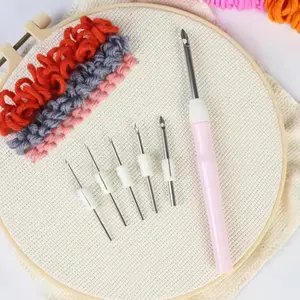 Stitch Fun Yarn Needle Set, Adjustable Replaceable Storage, 6-Piece Embroidery Needles Kit, Perfect for Sewing & Crafting, Sewing Tools, Needle Crafts Kit