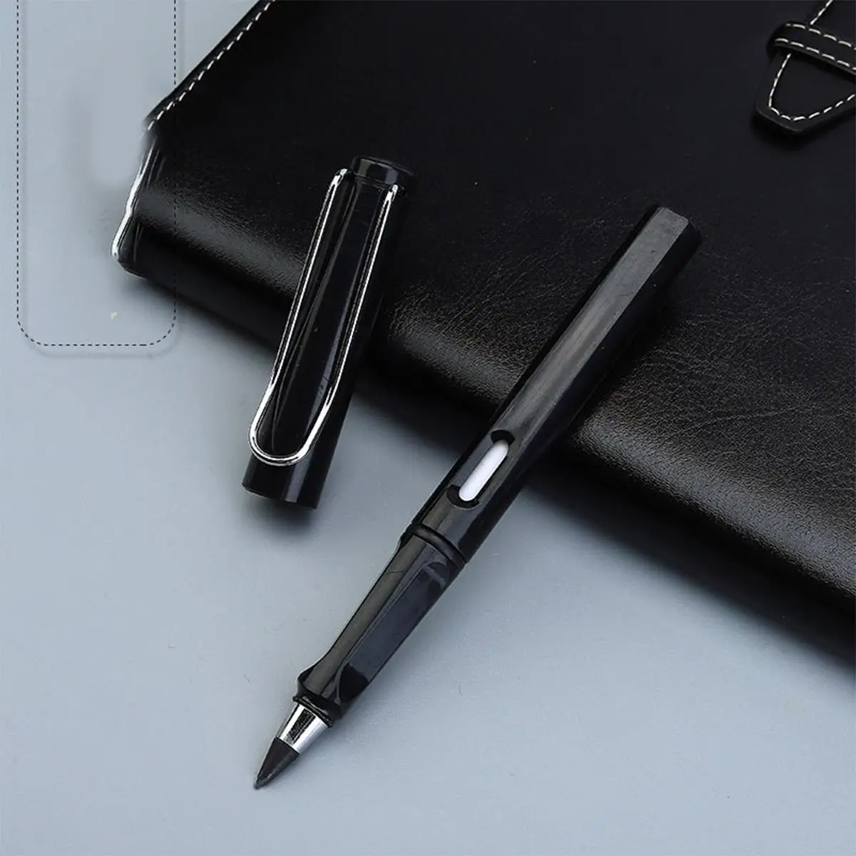 Eternal Pencil, 1 Count Reusable Infinity Pencil, Everlasting Pencil with Eraser, Writing Tool for Students, School Supplies, Office Supplies