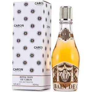 Caron Royal Bain De Caron Unisex EDT - 4.2 oz, Vanilla Sweet Floral Aromatic Musk Fragrance, Light Oriental Scent, Ideal for Evening Wear, Packaged New in Box, Musk Unisex Fragrance, Packaged Unisex Fragrance