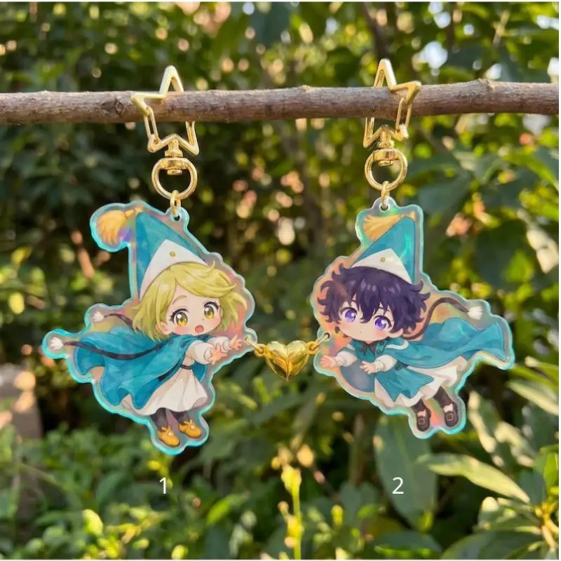 Witch Hat Atelier Coco Agott Magnetic Keychain Charm, WHA Fan Art Keychains