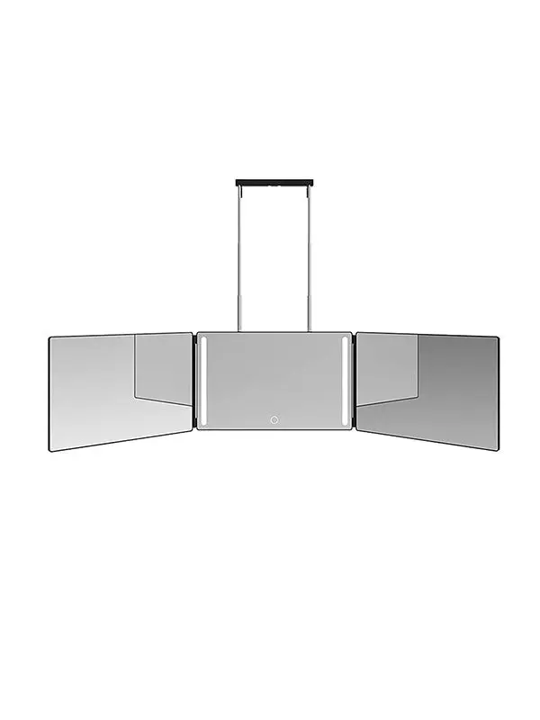 Folding Hanging Mirror with LED Lights