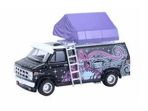 1978 GMC Vandura Custom Van - Wizard w/ Camp'otel Cartop Sleeper Tent (The Great Outdoors Series 4) Diecast 1:64 Scale Model - Greenlight 38080C