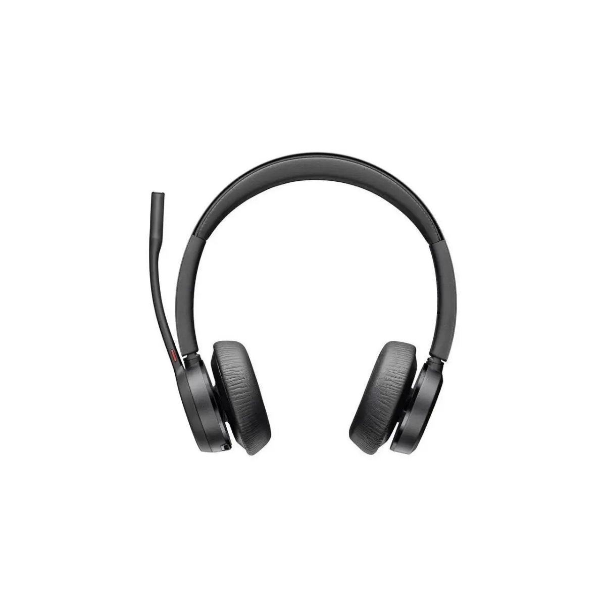 Plantronics-Hewlett-Packard Poly Voyager 4320 Wireless Headset, 0.7 lbs, USB-A & BT700 Dongle, Button Control, Mics, Black, for Mobile, Cycling Sports & Outdoor Leisure Devices (Pinch-to-Mute Button, Stable Connection), Acoustic Fence