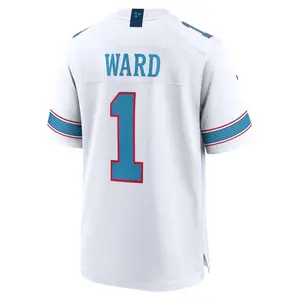 Cameron Ward Tennessee Titans  Game Jersey - White