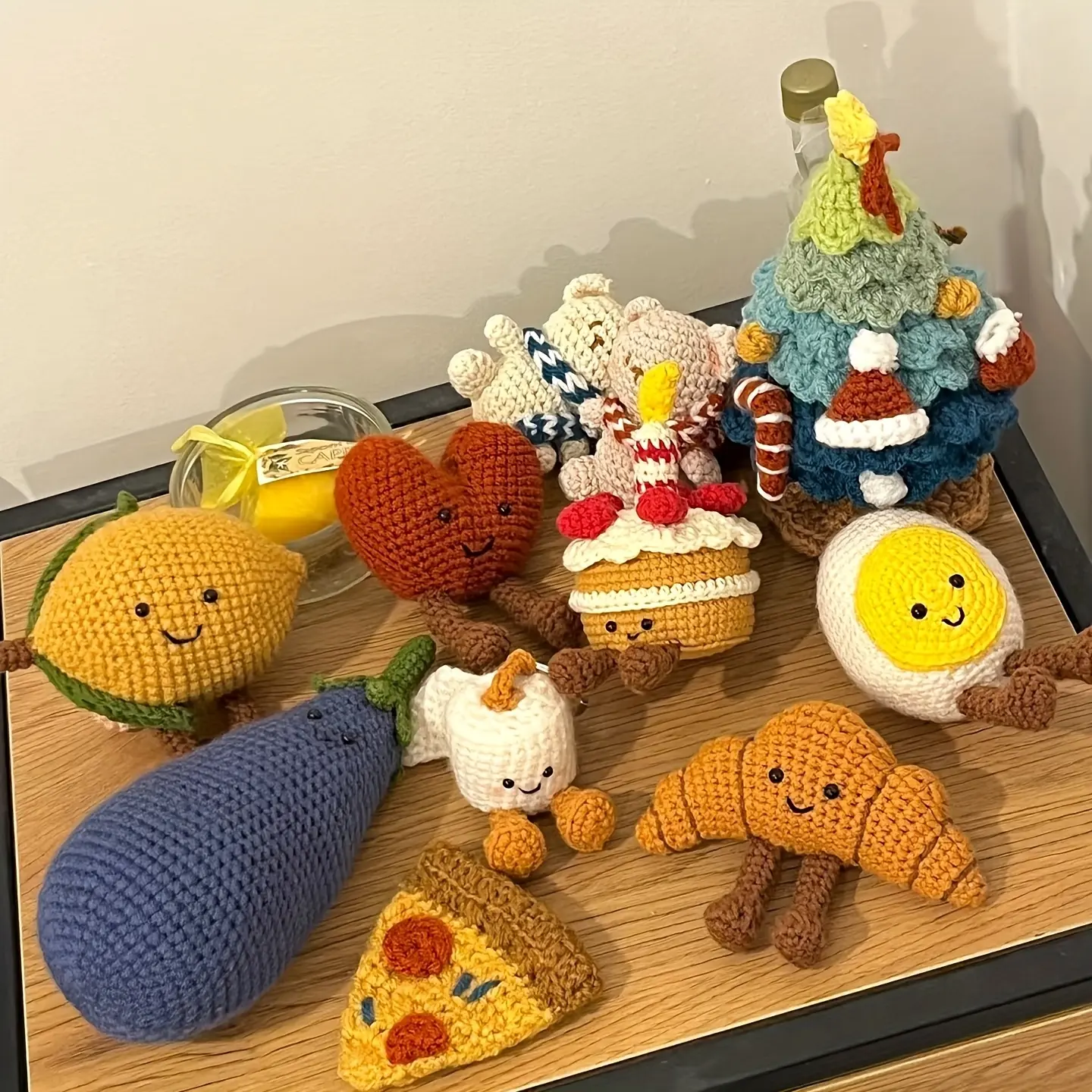 39 pcs/69 pcs Colorful Thread with Crochet Hook Set, Cotton 80.00% Acrylic 20.00% for DIY Crochet Thread Set, Halloween and Christmas Craft Decorations, Sweater, Scarf, Doll Knitting, Hand-Crocheted Gift Material Set for Weddings, Birthdays, Anniversaries