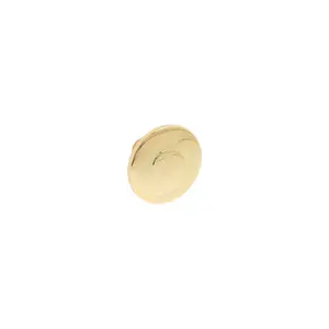 Polished Brass Round Cabinet Knob – Decorative Italian Hardware