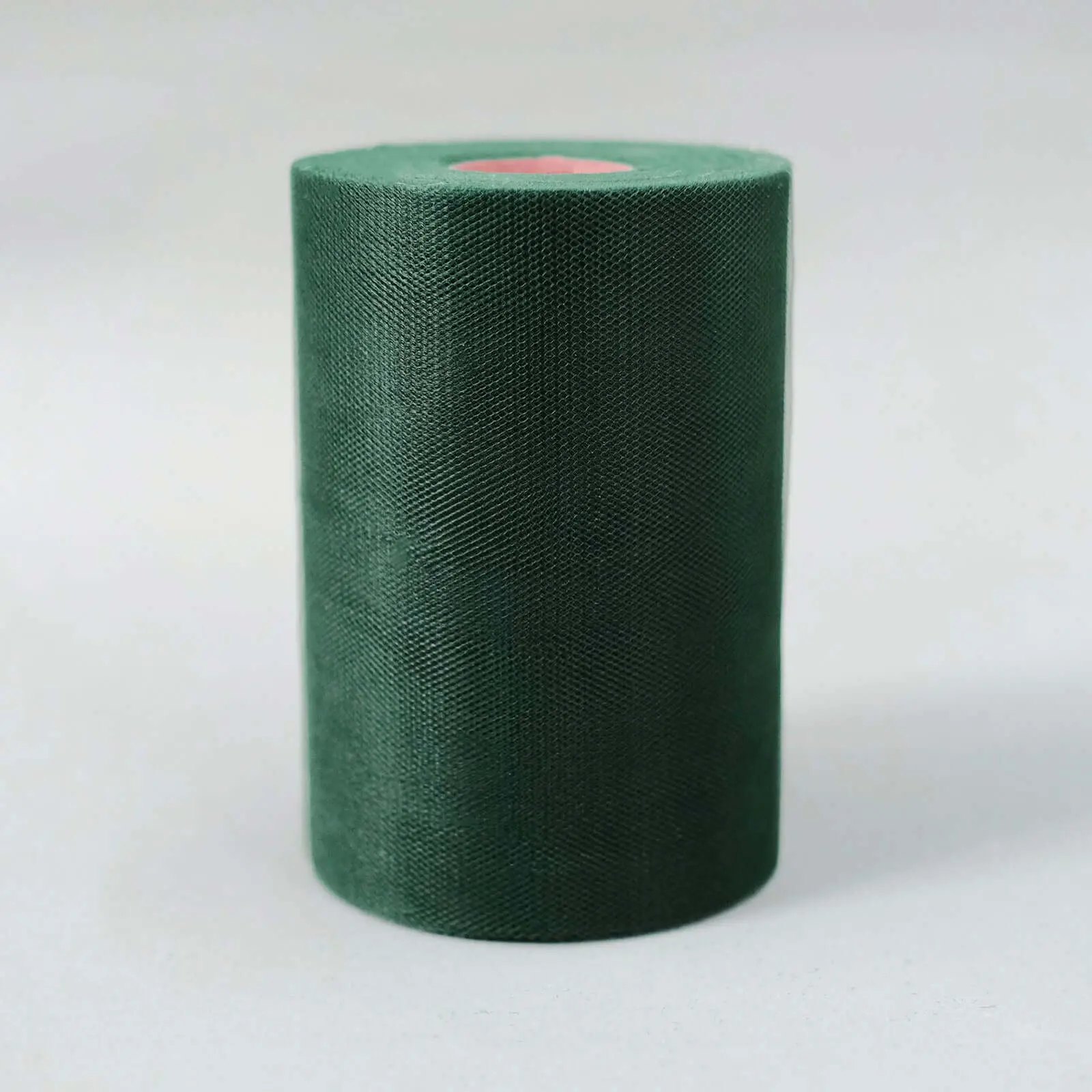 Hunter Emerald Green Tulle Fabric Bolt, Sheer Fabric Spool Roll For Crafts 6"x100 Yards