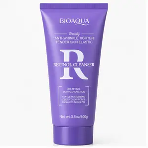 Retinol Face Wash with 5% Hyaluronic Acid - Anti-Aging & Deep Cleansing Facial Cleanser for Wrinkles & Tightening - Gentle Moisturizing Formula for Radiant, Youthful Skin - 3.5oz (100g),summervibes outdoorfun