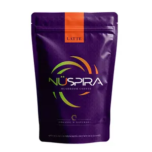 Nuspira Adaptogenic Mushroom Coffee, Latte – Focus, Energy & Immune Boost Blend red owl  coffee coffeetoppers Beverage Natural medium roast