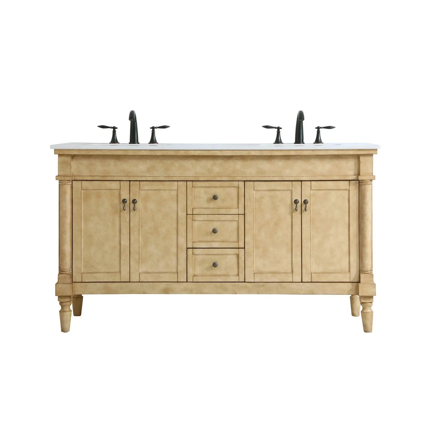 Lexington Double Bathroom Vanity antique beige